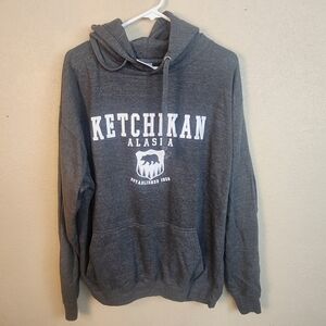 Esy Surf Company Ketchikan Alaska Gray Hoodie 2XL (5643)